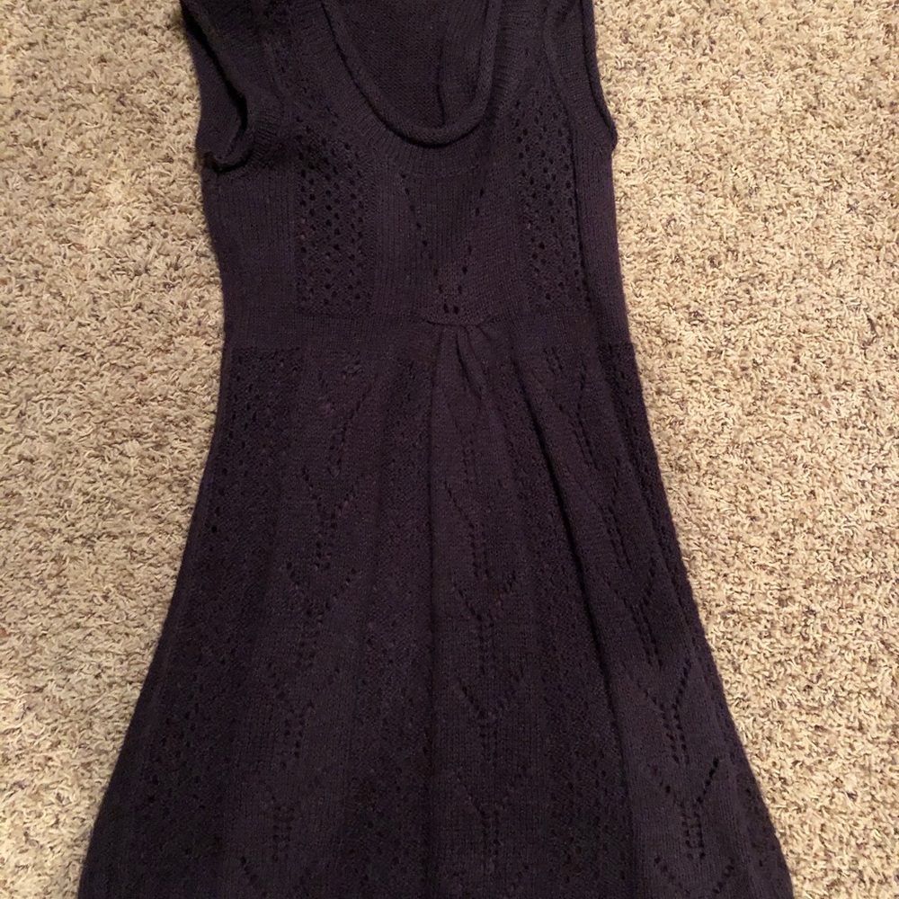 Purple Knit Dress